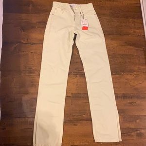 Zara - Mint Green Mid-Rise Full Length Jeans